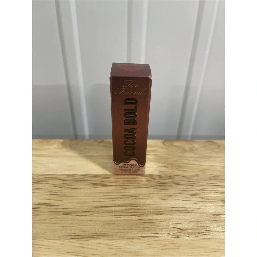 TOO FACED Cocoa Bold Cream Lipstick In Chocolate Lava 0.11 oz Makeup